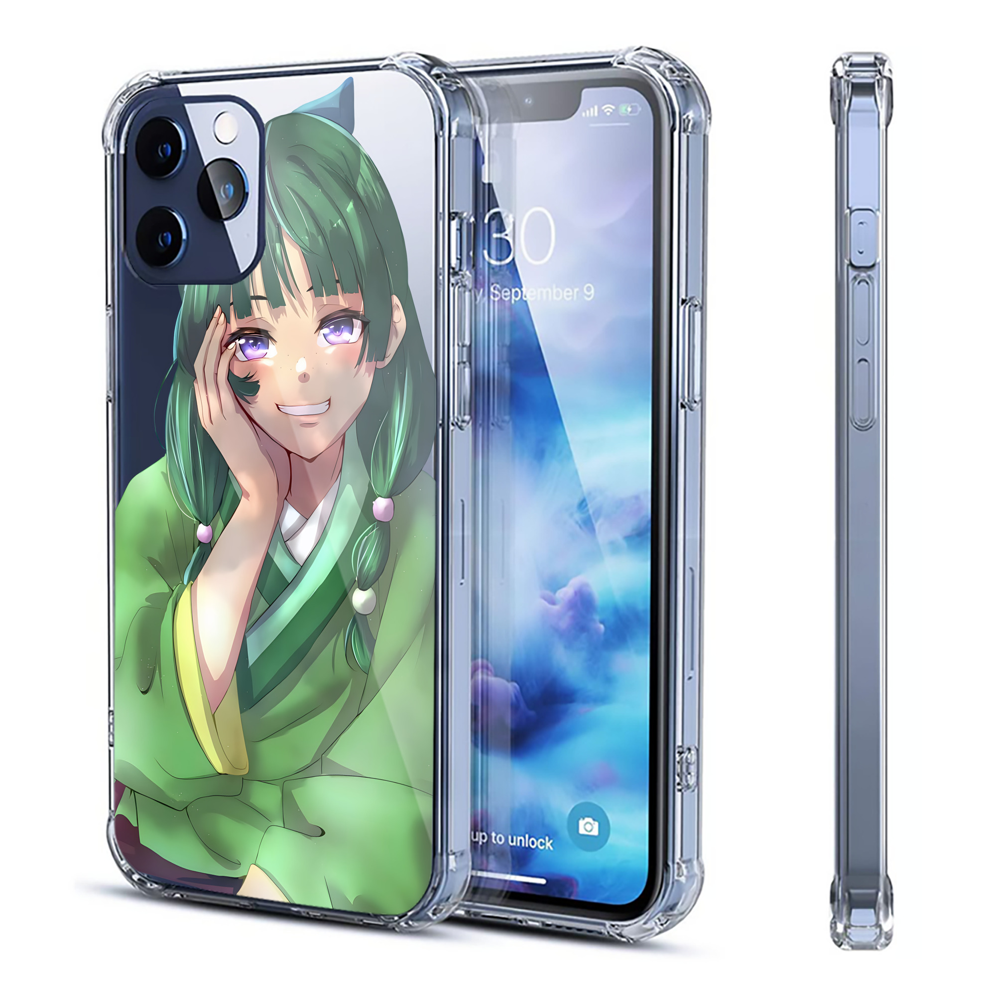 （画像用） 薬屋のひとりごと The Apothecary Diaries 【iPhone 12シリーズ対応】透明スマホケース（クリアソフトケース）